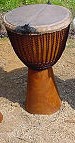 Large Djembe 14"dx23"h, click for enlarged image of this drum